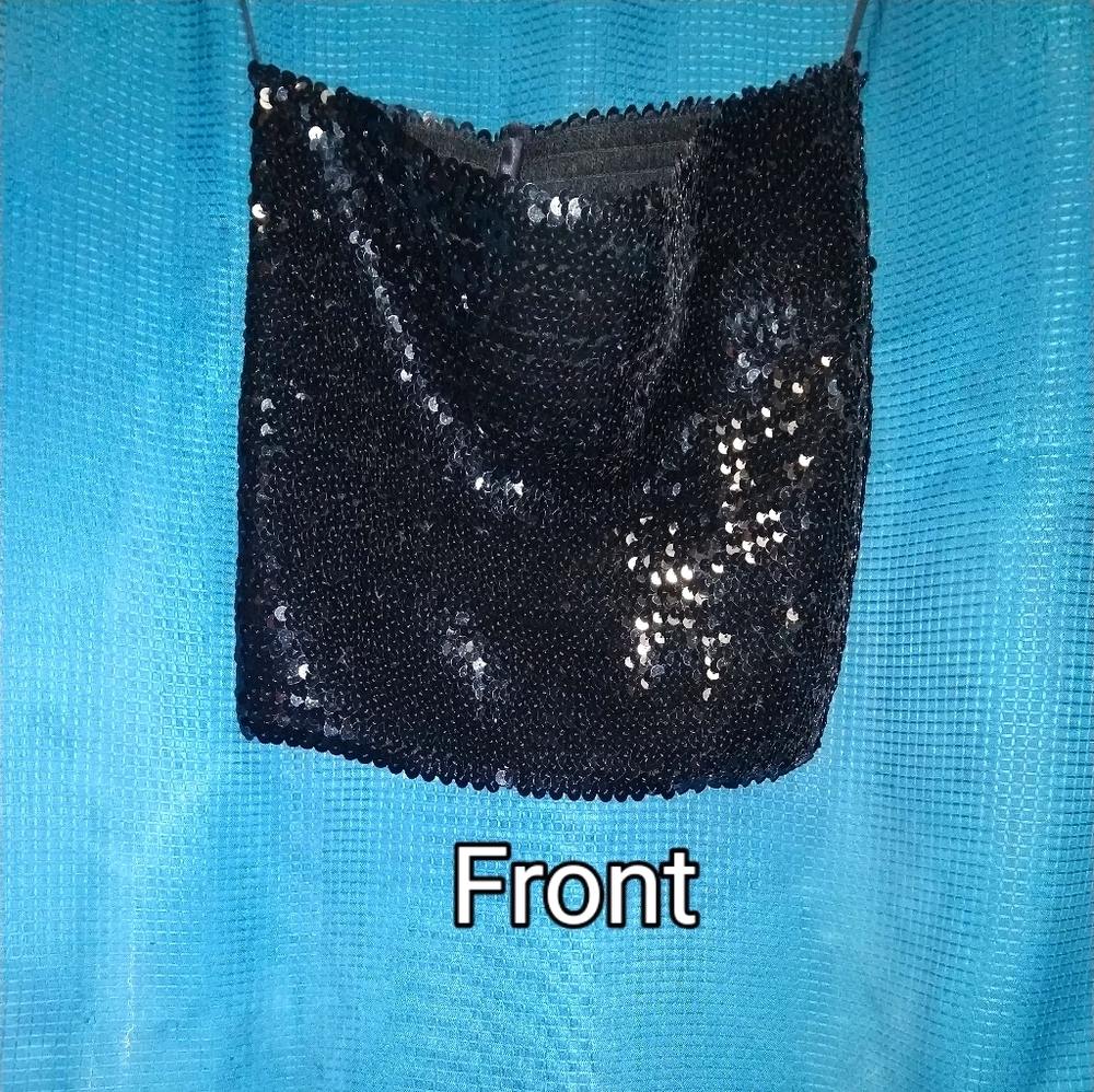 Sequin tube top